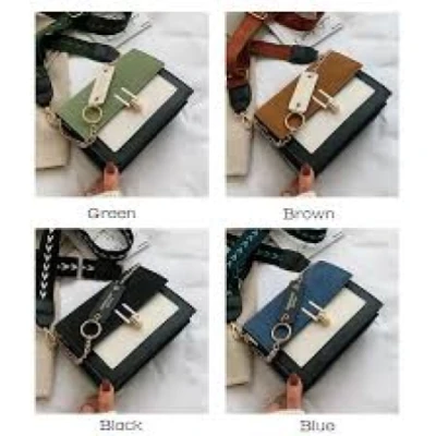 Retro Wide Strap Messenger Bag Female Travel Handbags and Purses secondary