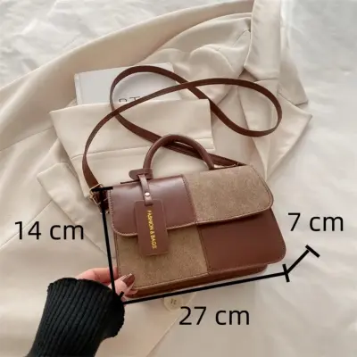 Fashion Commuting Small Square Bag Niche Design Portable Small Bags High-end Texture Single-shoulder Bag secondary