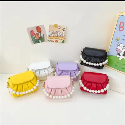 PU Leather Baby Girls Small Shoulder Bag Cute Princess Coin Purse Handbags