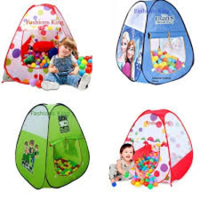 Tent Play House Toy With 50 Ball Set for Kids- Multicolor