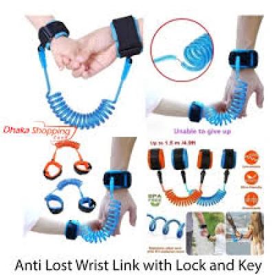 Anti Lost Wrist Link with Lock and Key for Baby Safety Band secondary