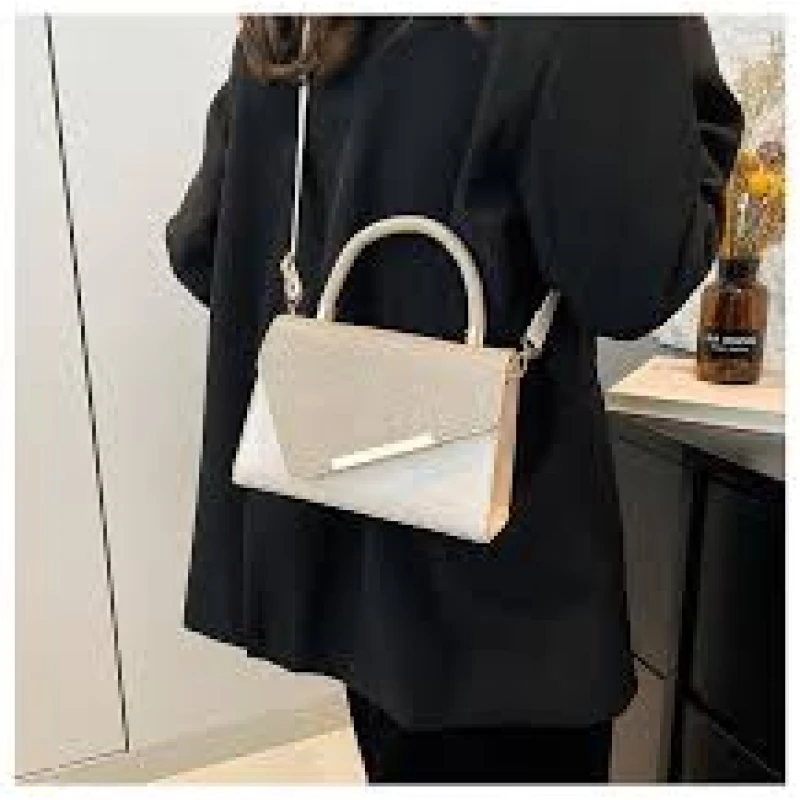 Women'S Synthetic Crossbody Bag - Elegant Small Square Purse Bags